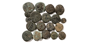 Group of  Nineteen [19] Greek AE Coins.