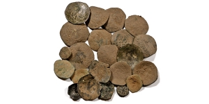 Group of Twenty-Two [22] Byzantine AE Coins.