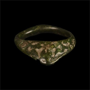 Medieval Bronze Archers Thumb Ring