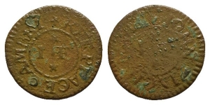 England. Cambridgeshire, Market Place. John Finch AE Farthing.