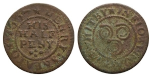 England. Yorkshire, Whitby. Henry Sneaton AE Halfpenny.