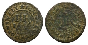 England. Cambridgeshire, Soham. Mary and John Kent AE Farthing.