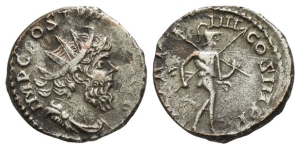 Postumus, Romano-Gallic Emperor AR Antoninianus.
