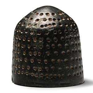 Medieval Bronze Beehive Thimble