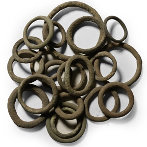 Iron Age Celtic Bronze Large Proto-Ring Money Collection