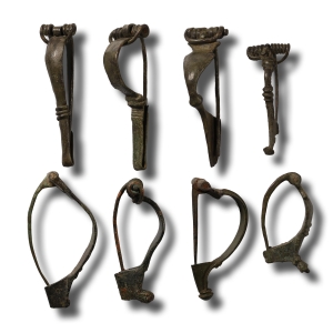 Roman Bronze Bow Brooch Collection