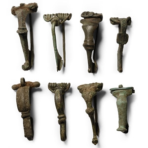 Roman Bronze Bow Brooch Collection