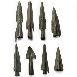 Greek Period Bronze Arrowhead Collection