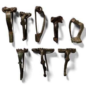 Roman and Other Bronze Bow Brooch Collection