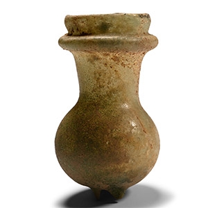 Roman Green Glass Vessel