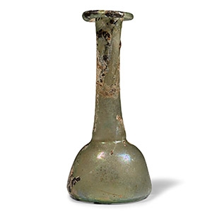 Roman Iridescent Glass Flask