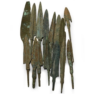 Luristan Bronze Arrowhead Group