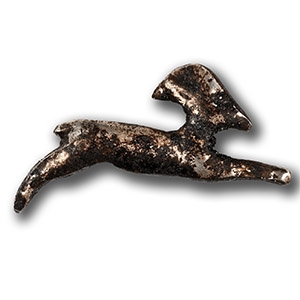 Egyptian Silver Gazelle Amulet