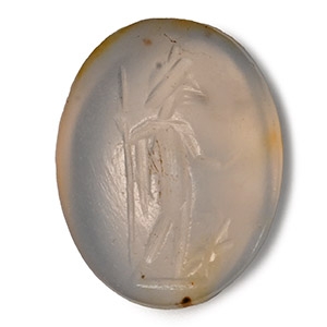 Roman Chalcedony Gemstone with Jupiter