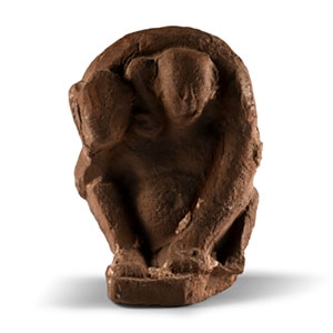 Egyptian Terracotta Ithyphallic Figurine of Harpocrates