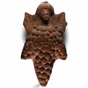 Egyptian Terracotta Figure of Artemis of Ephesus