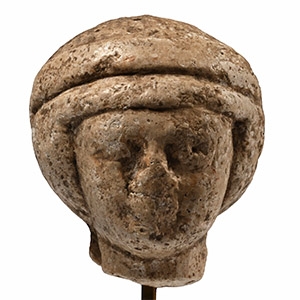 Egyptian Small Head with Wig