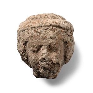 Egyptian Small Head with Wig