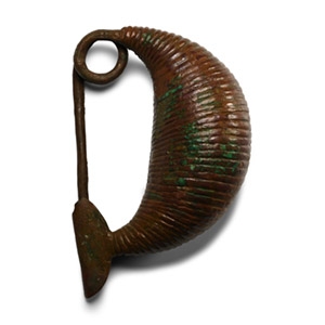 Greek Sanguisuga Bronze Fibula