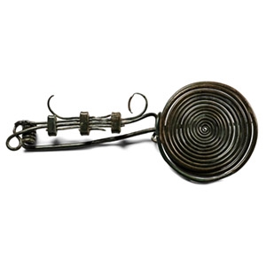 Large Bronze Age Posamenterie Fibula