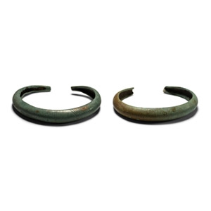 Bronze Age Decorated Bracelet Pair