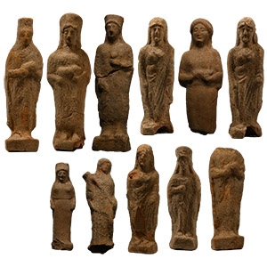 Greek Terracotta Female Figures