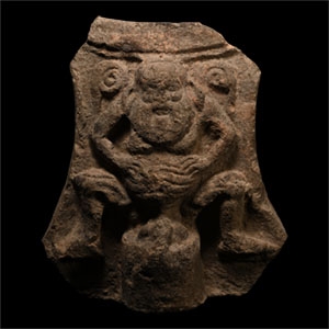 Etruscan Relief Fragment with Papposilenus