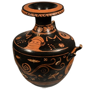 Greek Fragmentary Terracotta Red-Figure Hydria