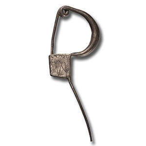Greek Silver Fibula