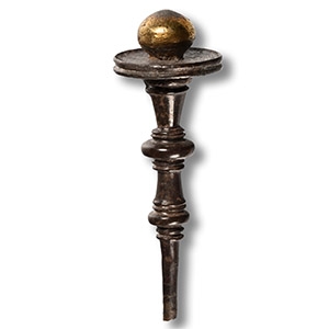 Greek Silver Pinhead Terminal