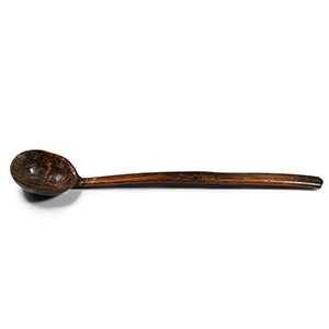 Tudor Apotropaic Anti Witchcraft Wooden Ladle