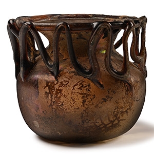 Roman Glass Jug with Fillets