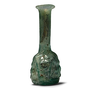 Roman Glass Janiform Ampulla