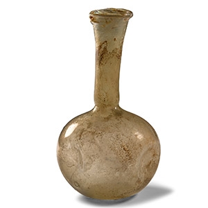 Roman Glass Spherical Bottle