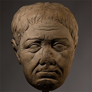 Life-Size Roman Republican Marble Portrait Head of a Man