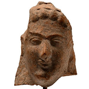 Greek Terracotta Female Protome