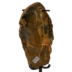 Stone Age Knapped Flint Cleaver