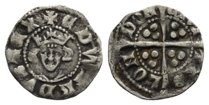 England. Plantagenet, Edward II AR Halfpenny.
