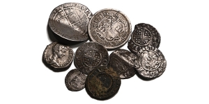 Group of Nine [9] Ancient, Medieval and World Coins.