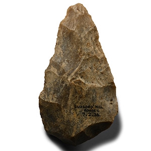 Stone Age British Flint Bifacial Handaxe