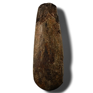 Large Stone Age Polished Stone Axe Head