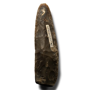 Large Stone Age French Flint Axe Head