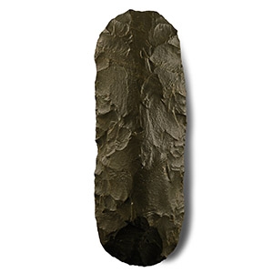 Large Stone Age Green Jasper Axe Head from Niger