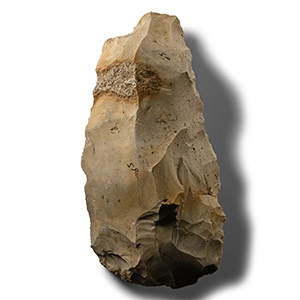 Large Stone Age Flint Axe Head from Spiennes