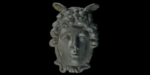 Bronze Hermes Figural Mount