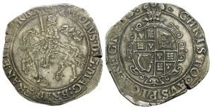 England. Stuart, Charles I AR Halfcrown.