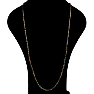 Egyptian Faience Mummy Bead Necklace