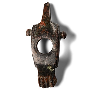 Roman Bronze Phallic Knife Guard