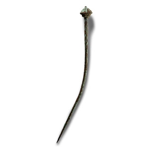 Roman Bronze Hair Pin