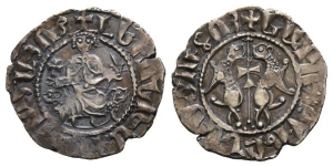 Armenia. Cilician Armenia, Levon I AR Tram.